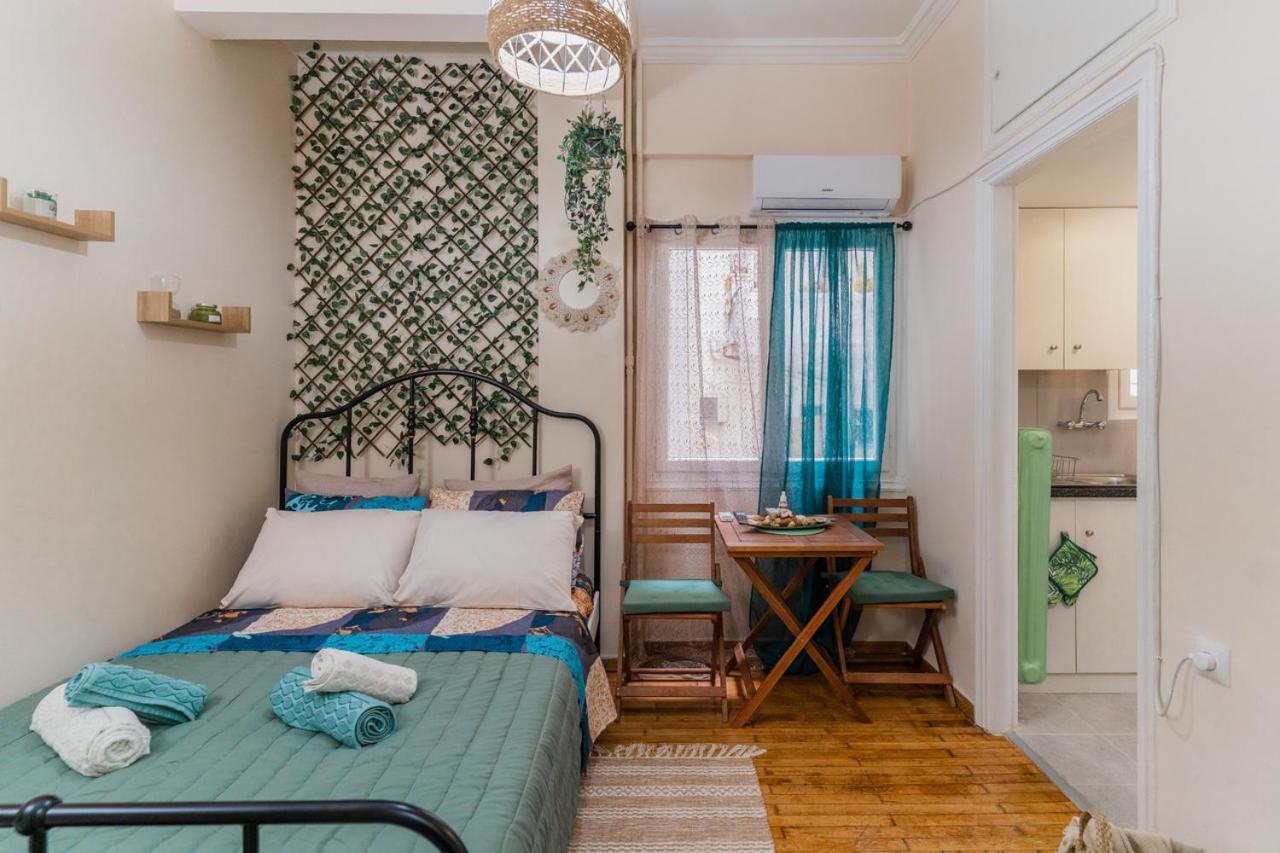 Green Boho Apartment Athen Exterior foto
