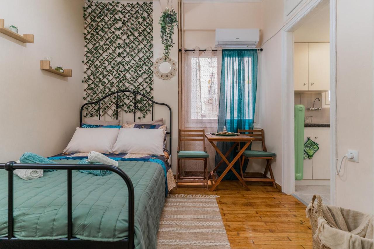 Green Boho Apartment Athen Exterior foto