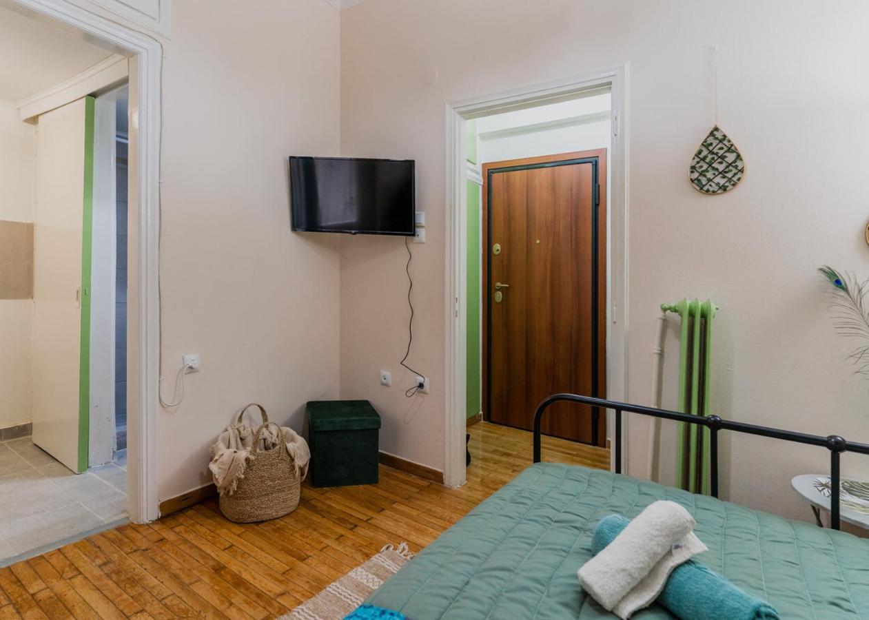 Green Boho Apartment Athen Exterior foto