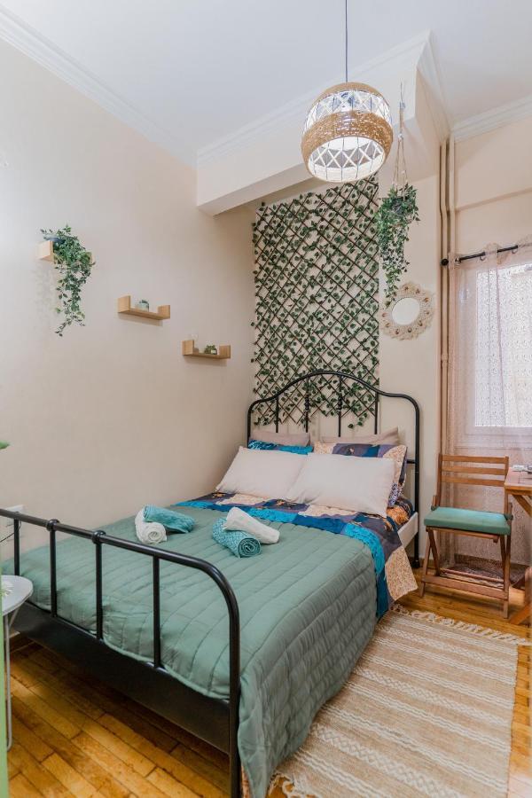Green Boho Apartment Athen Exterior foto