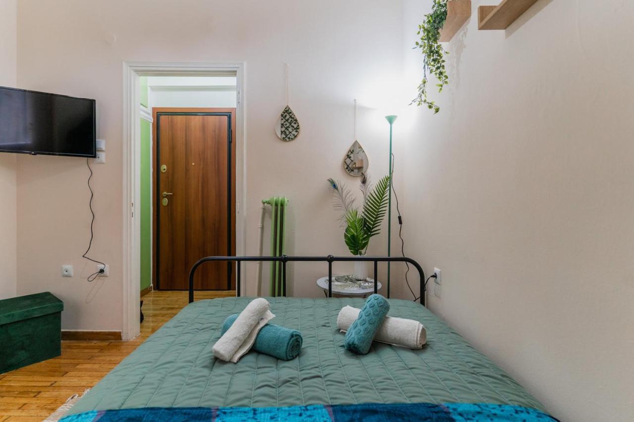 Green Boho Apartment Athen Exterior foto